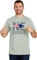 Zubaz NFL Men's Short Sleeve Team Graphic T-Shirt - Bold Goal Line rep