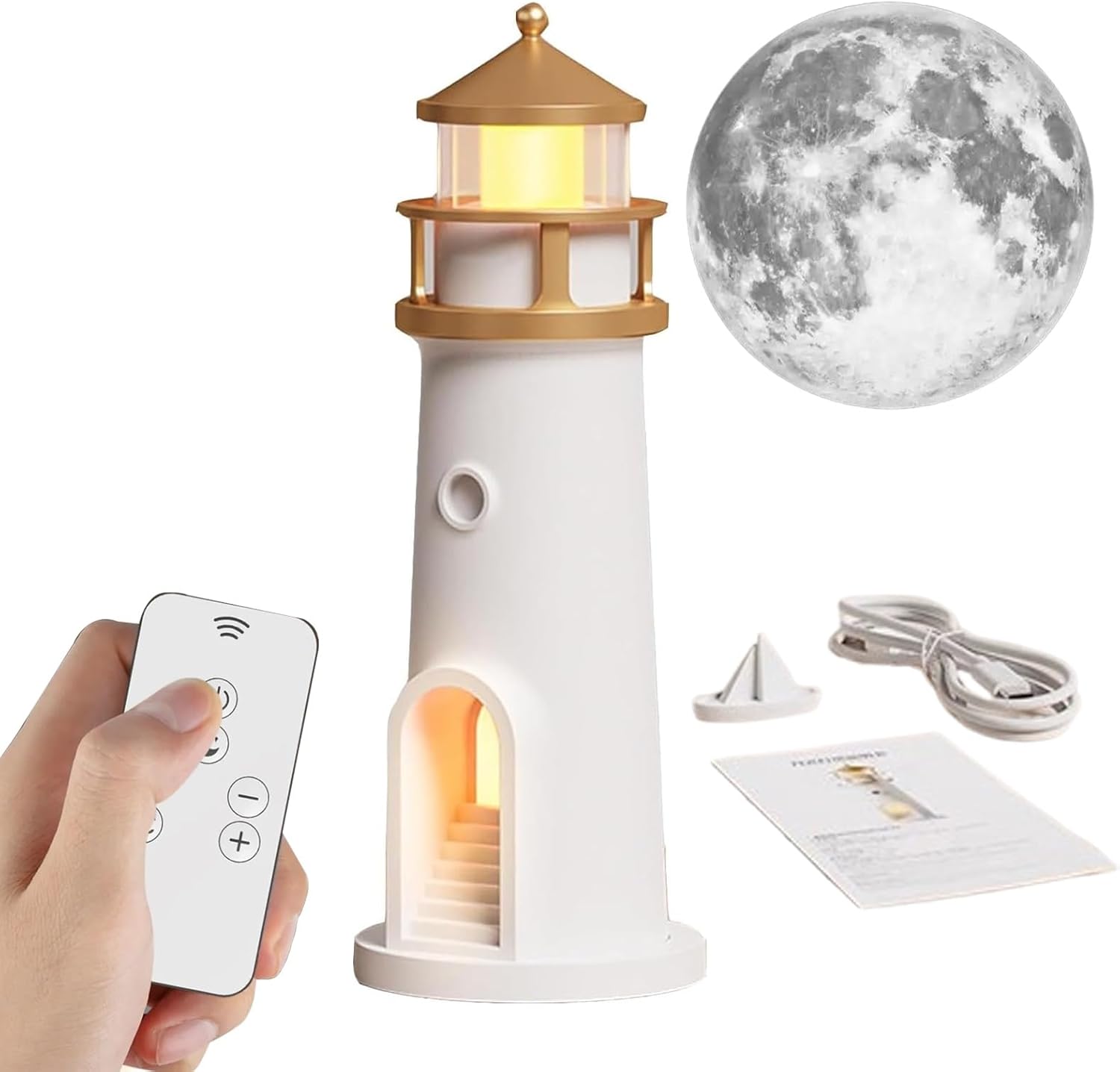 Rechargeable Moonlight Projector: Remote Control Bliss