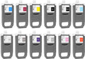 PFI-1700 12Pcs Compatible Ink Cartridge Set - High-Capacity Pigment