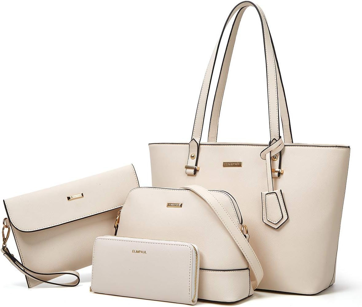 Stylish Women Fashion Handbags Set - Tote, Wallet & More