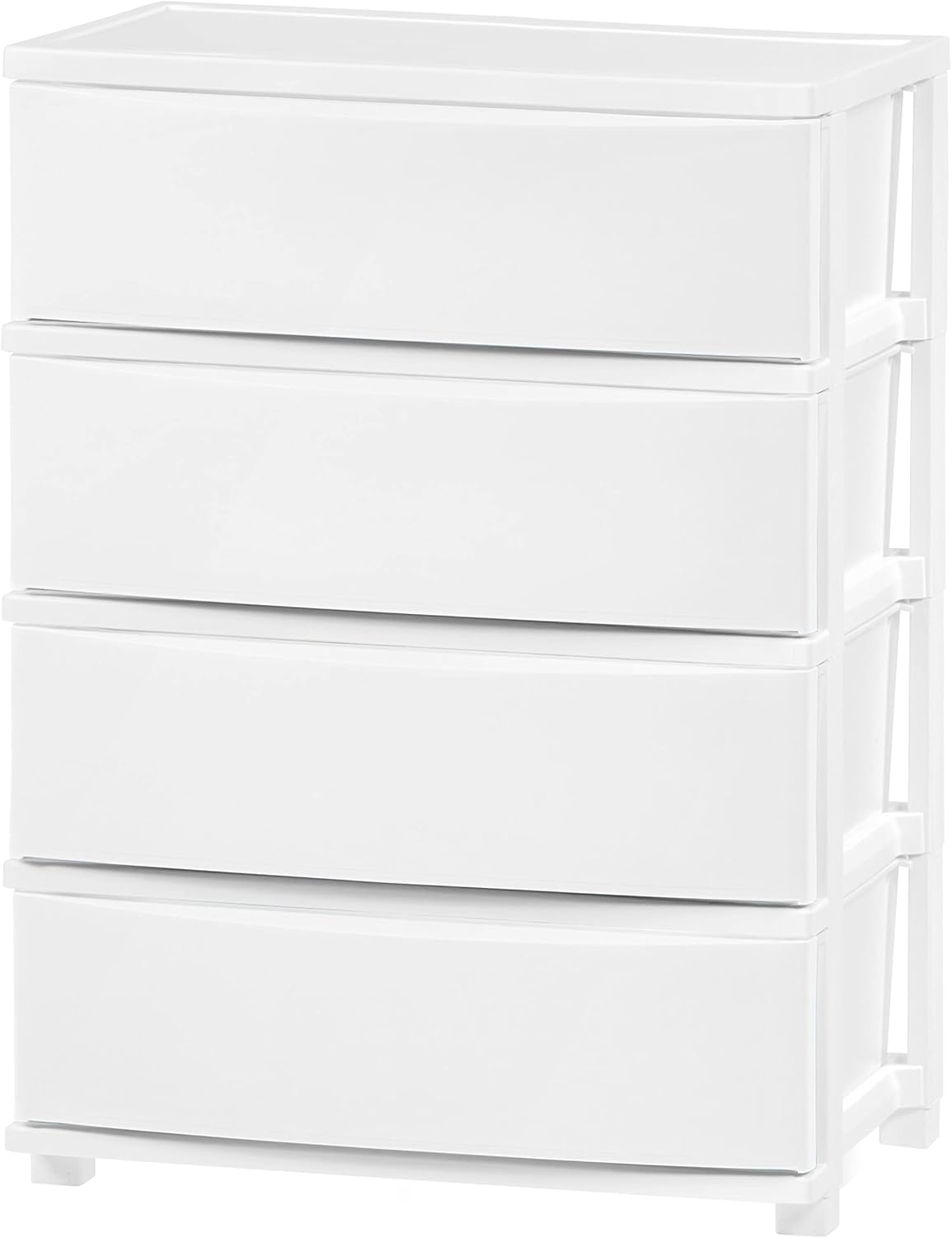 IRIS USA Plastic Drawer Storage Organizer for Home and Office