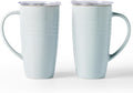 famiware Jupiter Large Coffee Mug 20oz - Comfortable, Splash-Proof Lid