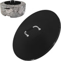28in Universal Round Fire Pit Cover with Handles - Rust Resistant Lid