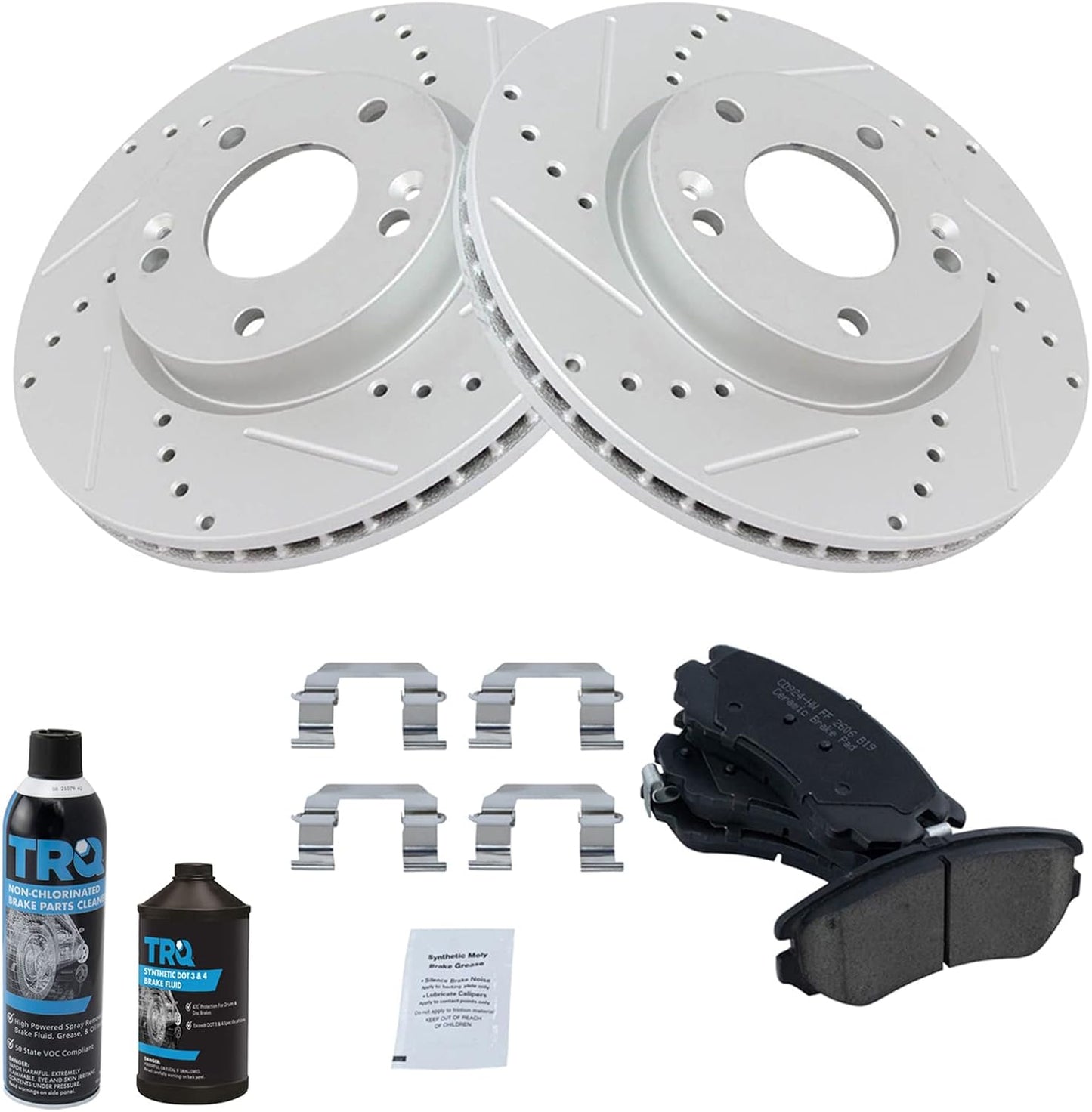 Premium G-Coated Performance Brake Pad & Rotor Kit for Optima