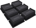 Bed Risers 3 Inch Heavy Duty Extra Wide Furniture Risers - Stable Lift
