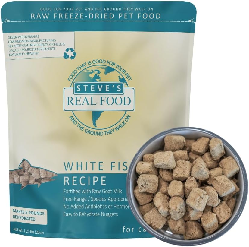 Steve's Real Food Freeze-Dried Raw Nuggets for Dogs and Cats