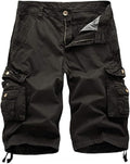 Stylish Men's Cargo Shorts with Functional Pockets for Comfort