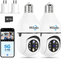 Light Bulb Security Camera 10X Zoom Dual Lens - PTZ Socket