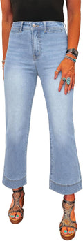 Wide Leg Jeans for Women High Waisted Flare Jeans (Style 6X43)