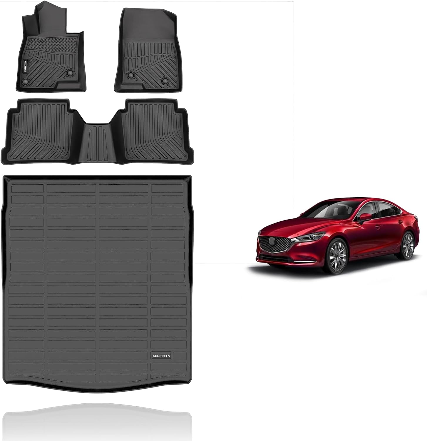 KELCSEECS Custom Floor Mats for 2014-2021 Mazda 6 All Weather