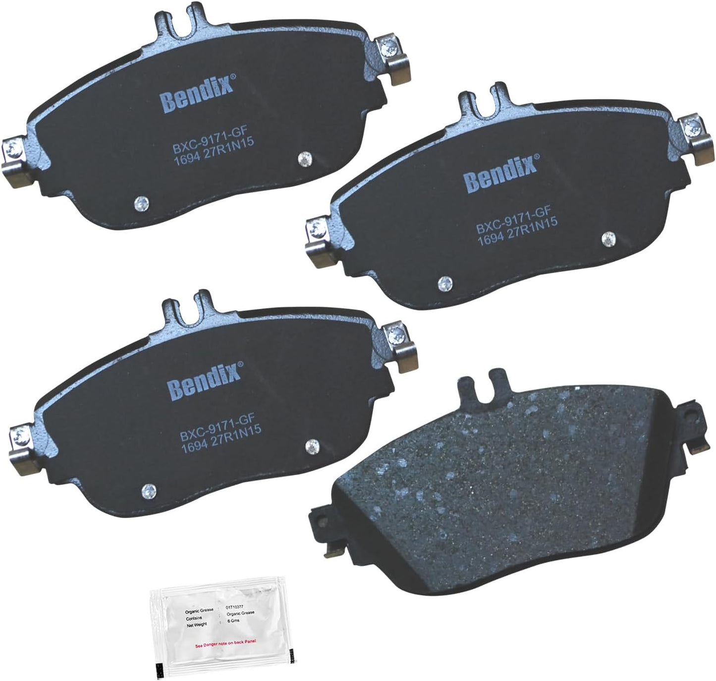 Bendix Priority1 CFC1694 Ceramic Front Brake Pads for INFINITI