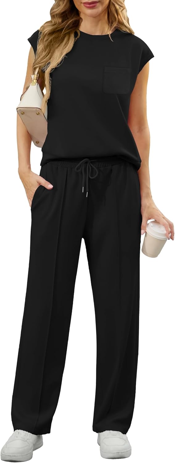Stylish 2 Piece Sets for Women Summer Lounge Outfits 2025