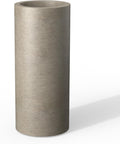 Kante 18.9 in Tall Cylindrical Concrete Planter - Large Indoor/Outdoor