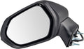 Driver Side Power Mirror Paint to Match Smooth Black for 2020-24