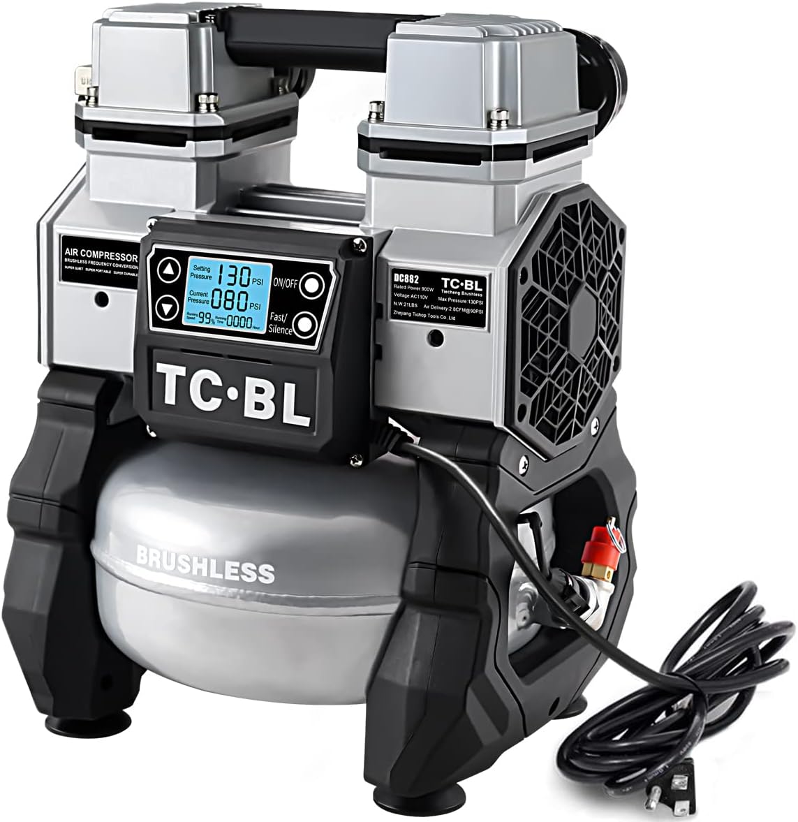 Quiet & Lightweight Portable Air Compressor - TCBL