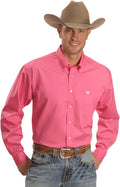 Cinch Men's Classic Fit Long Sleeve Button One Pocket Shirt - Classic