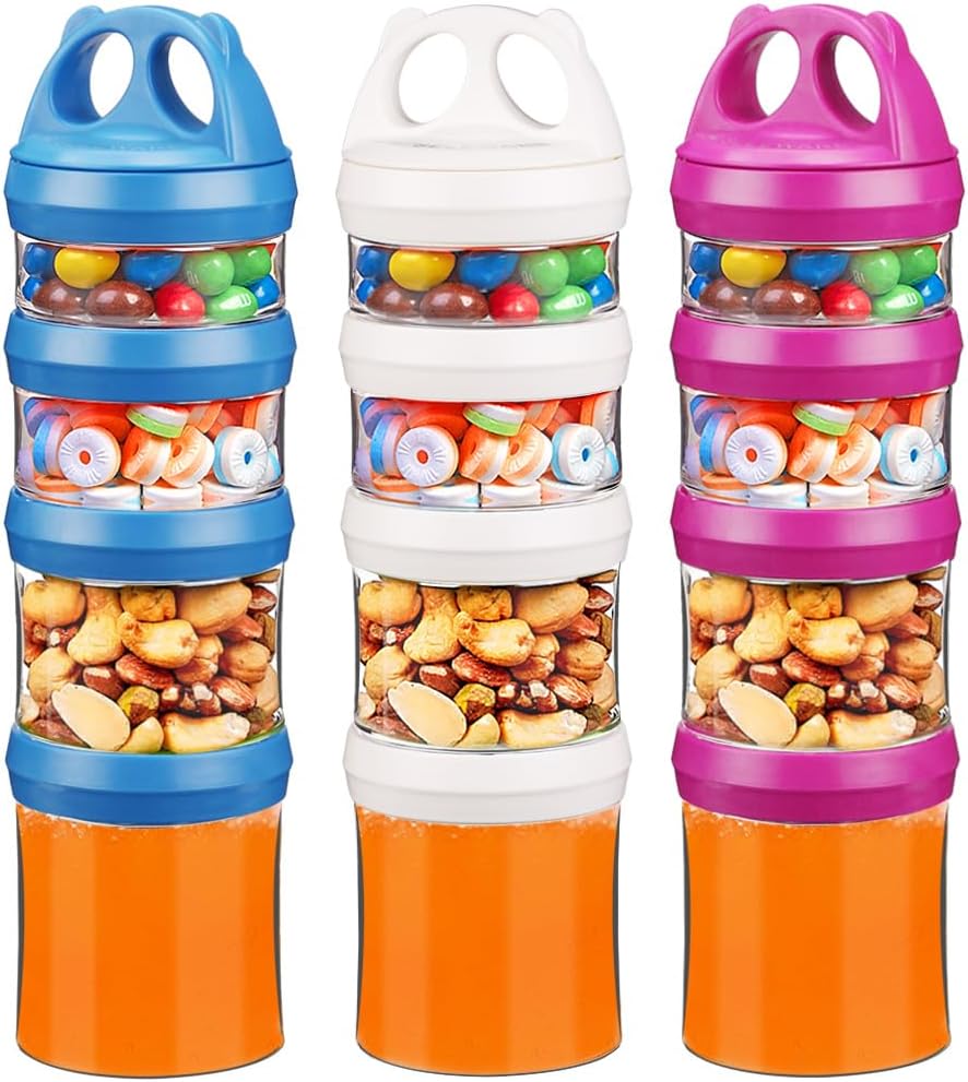 BeneLabel Stackable Food Storage Containers with Twist Lock System