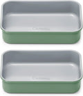 Nonstick 9 x 6.5 Small Rectangle Baking Pan Duo - Compact Ceramic