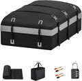 Car Rooftop Cargo Carrier Bag 30 Cubic Ft - Waterproof Soft-Shell