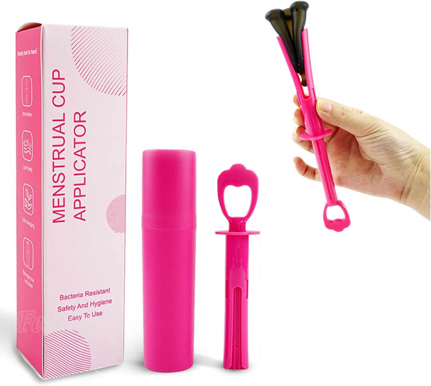 Easy Insert Menstrual Cup Applicator