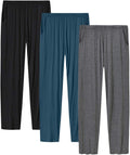 JINSHI Womens Pajama Pants with Pockets - Soft Lightweight Lounge keys