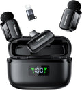 Mini Wireless Lavalier Microphone for iPhone/Android - Portable 30h