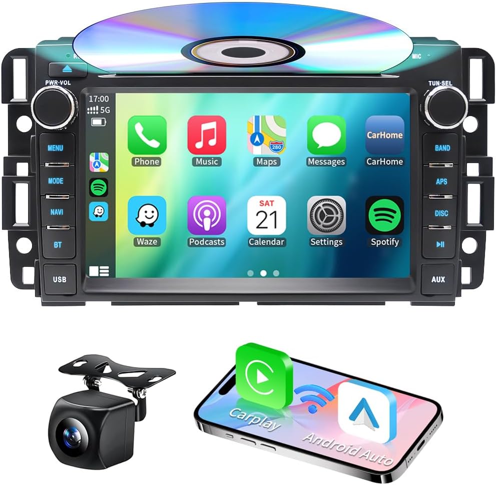 Car Radio Stereo with Wireless Carplay for Chevrolet Models