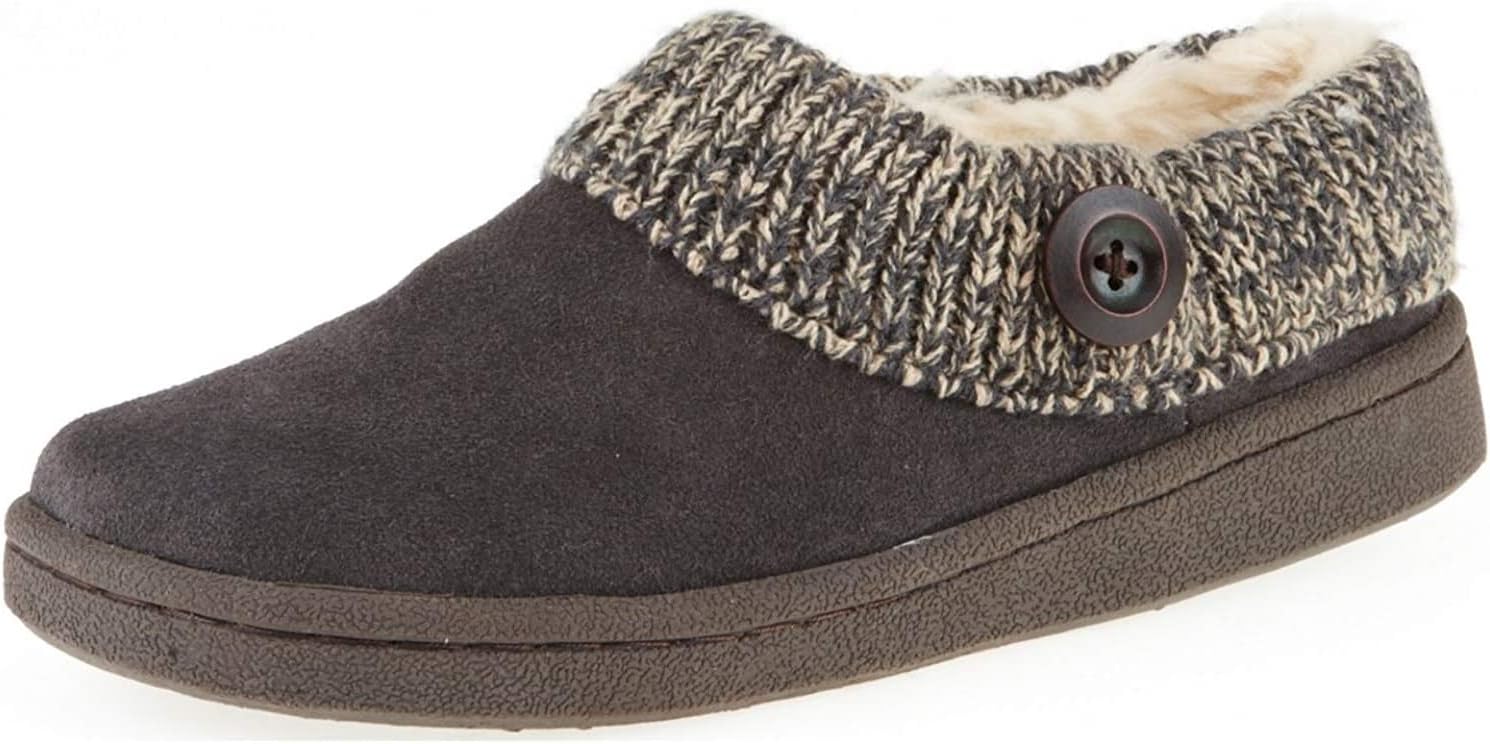 Clarks Women's Knit Scuff Slippers for Cozy Indoor Comfort