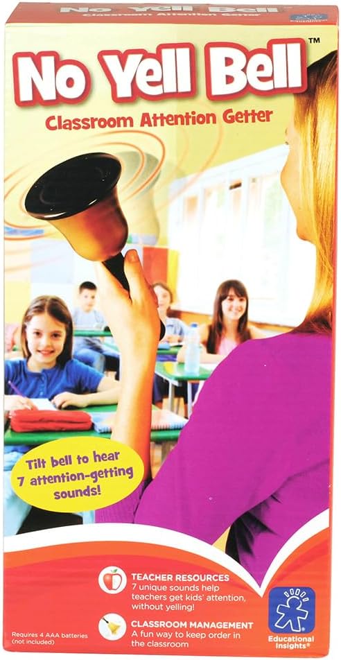 Educational Insights No Yell Bell: Classroom Attention Getter