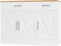Shintenchi Modern Farmhouse Sideboard Buffet Cabinet 42in - Organized