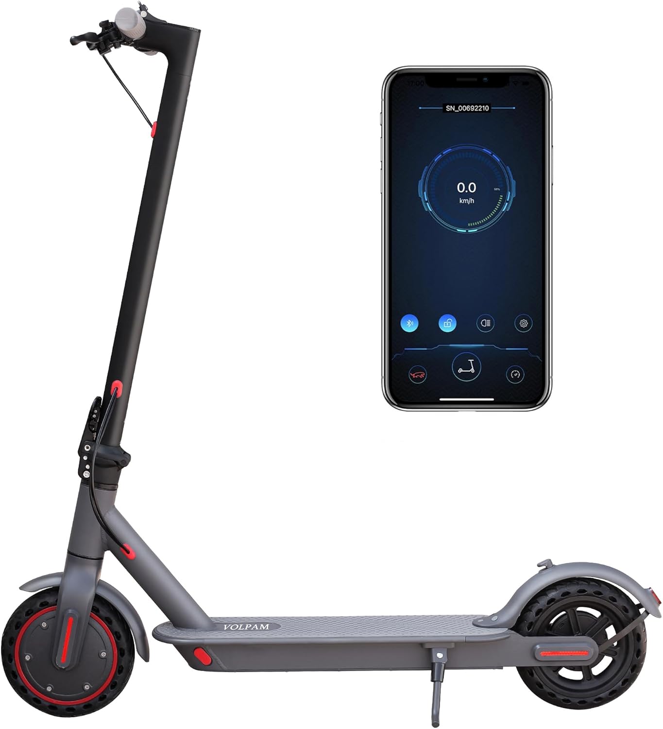 VOLPAM Electric Scooter: Max Range & Speed!
