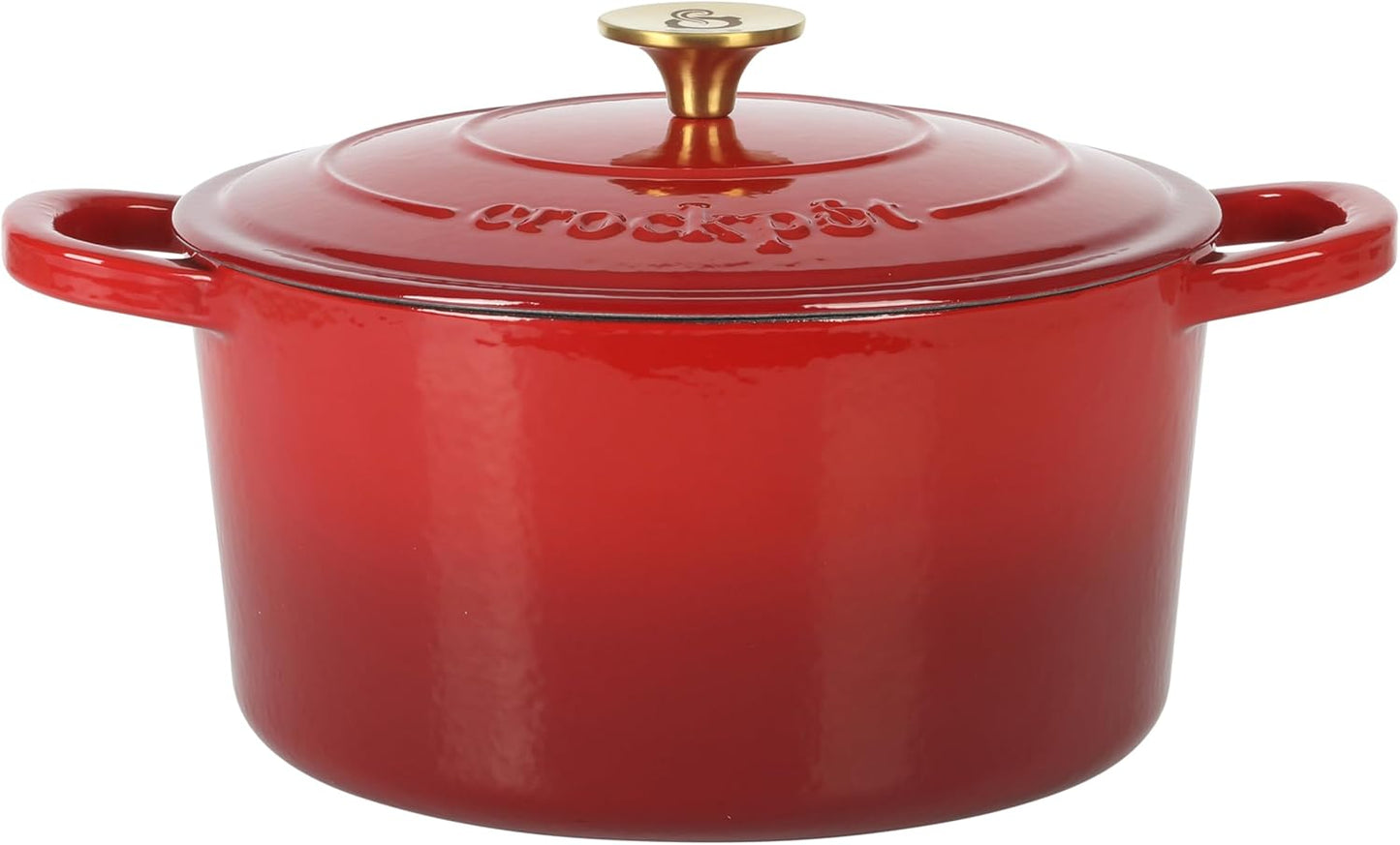 Crock Pot Artisan 6-Quart Round Enameled Cast Iron Dutch Oven