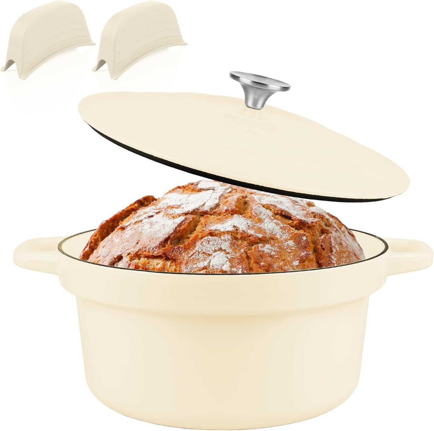 CUKOR 7QT Dutch Oven Pot for Sourdough Bread Baking and More