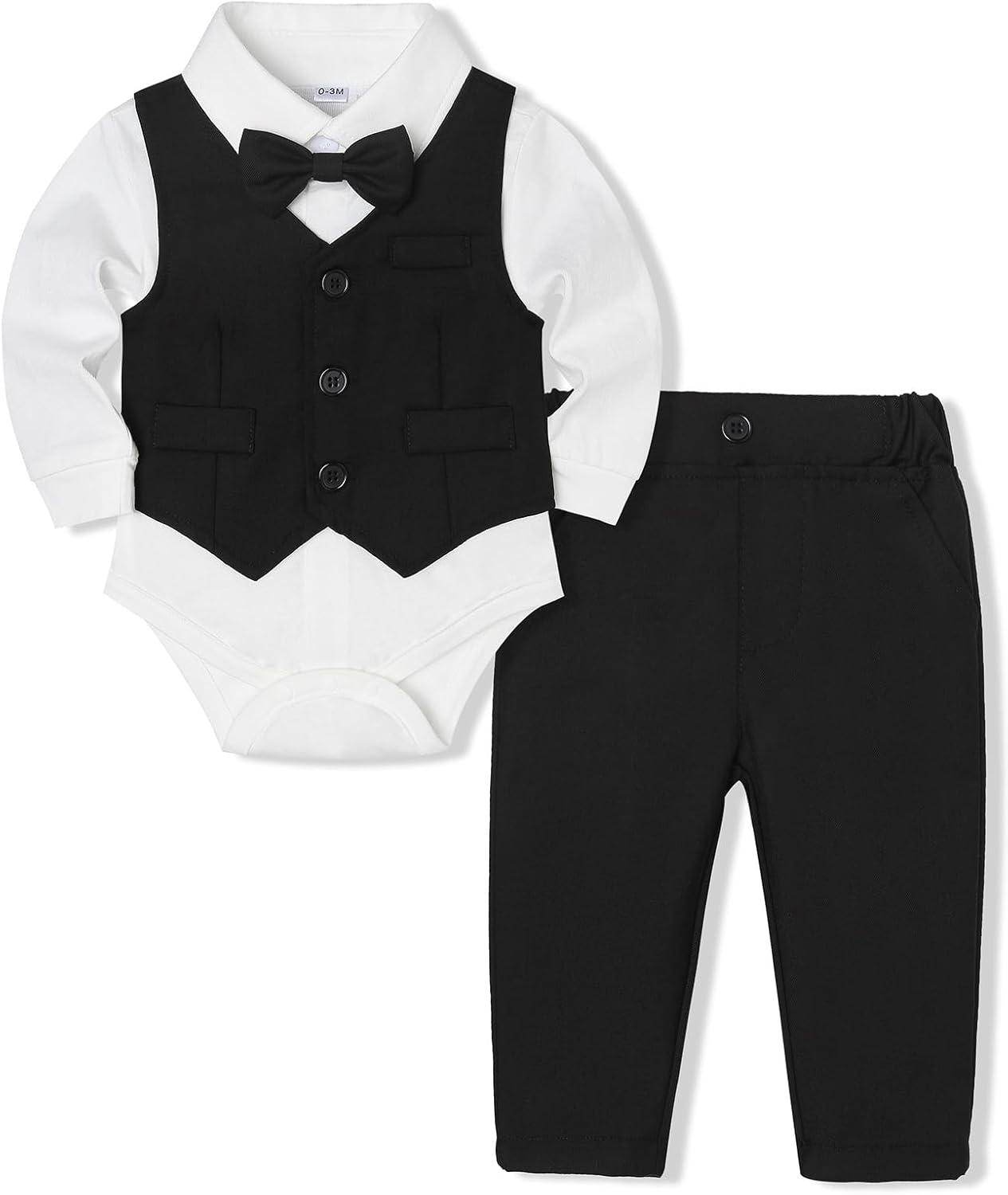 Baby Boy Clothes Suits for Formal Events - Stylish 4Pcs Set
