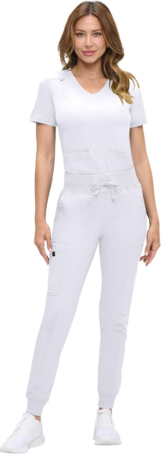 Natural Uniforms Womens Ultra-Soft Luxe Stretch Jogger Scrub Set