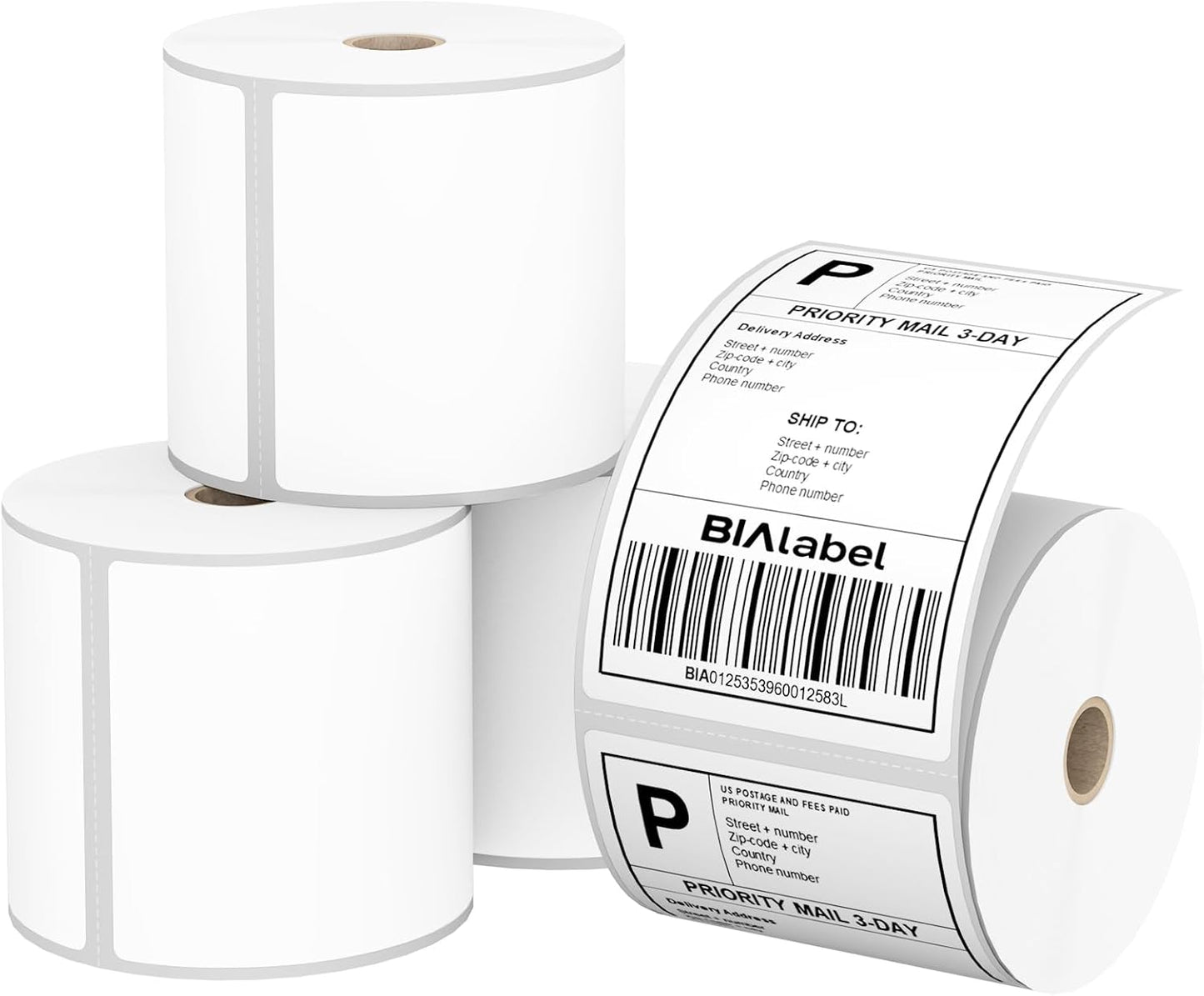 BIAlabel 4x6 Thermal Shipping Labels - 1800 Labels, Commercial Grade
