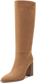 knee high boots women with no zipper - sleek pointed high heel boots