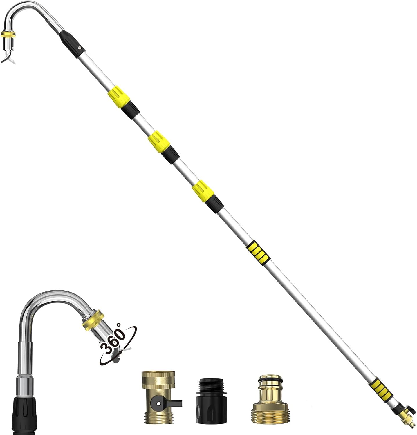 Effortless Gutter Cleaning Tool with 24FT Reach for Homeowners