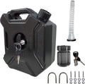 Motorcycle Gas Can 5L UTV Gas Can with Mount - Compact Fuel Carrier