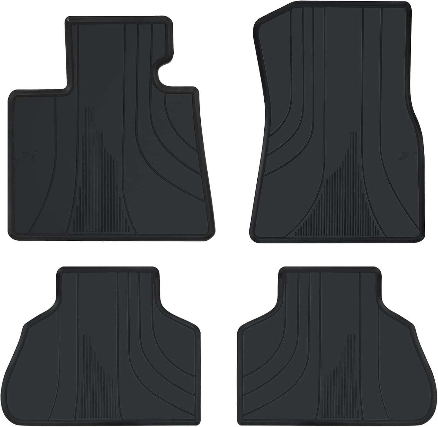 Custom Fit Car Floor Mats for BMW X5 G05 2019-2025 Full Black