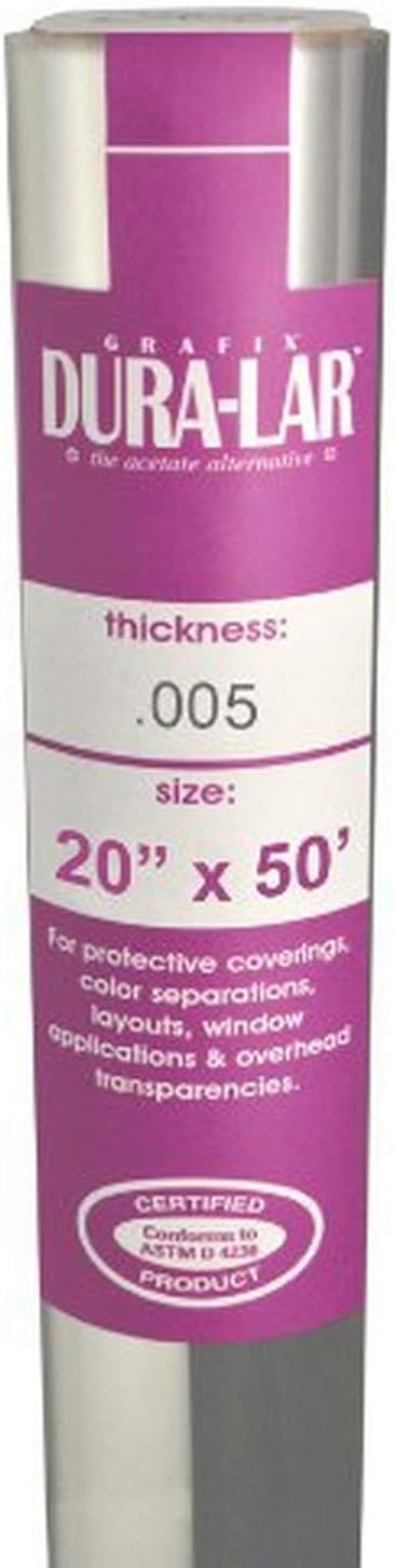 Grafix Dura-Lar Ultra Clear Film for Arts and Crafts Projects