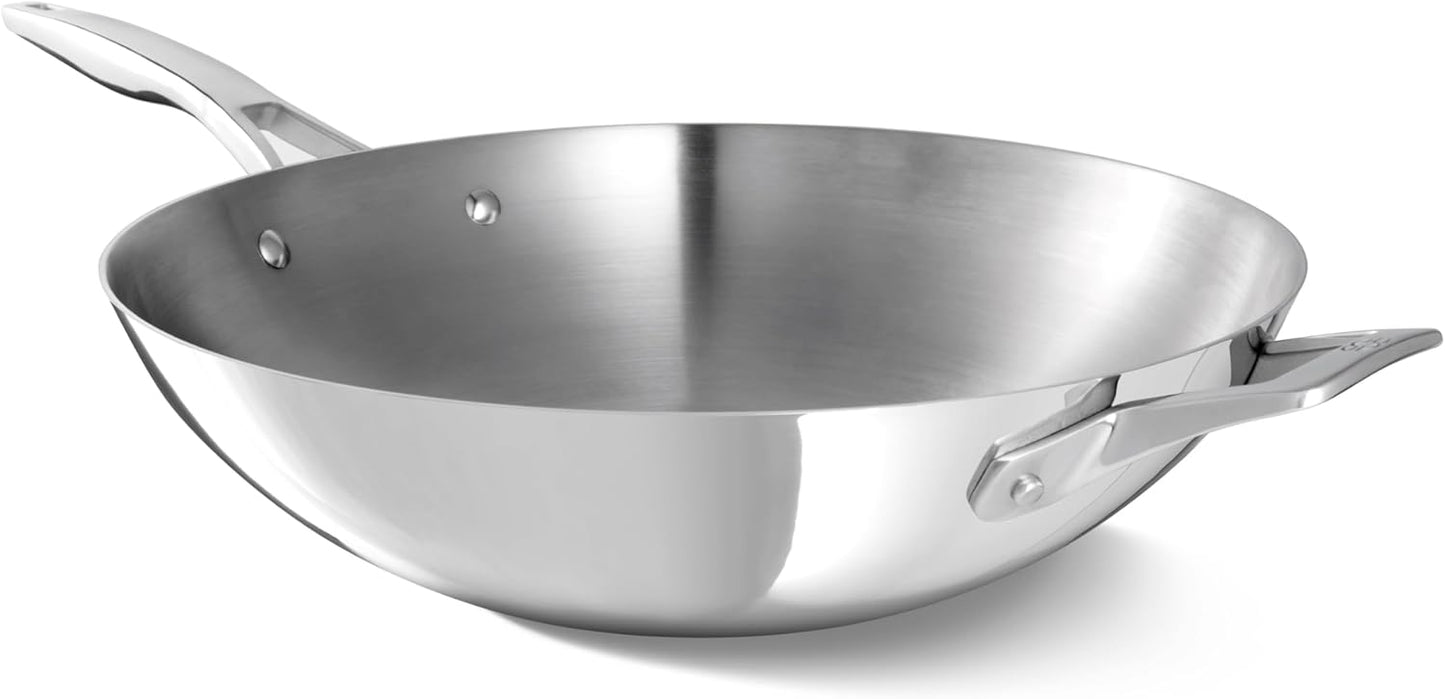 Calphalon Premier Stainless Steel 13in Wok for Fast Cooking