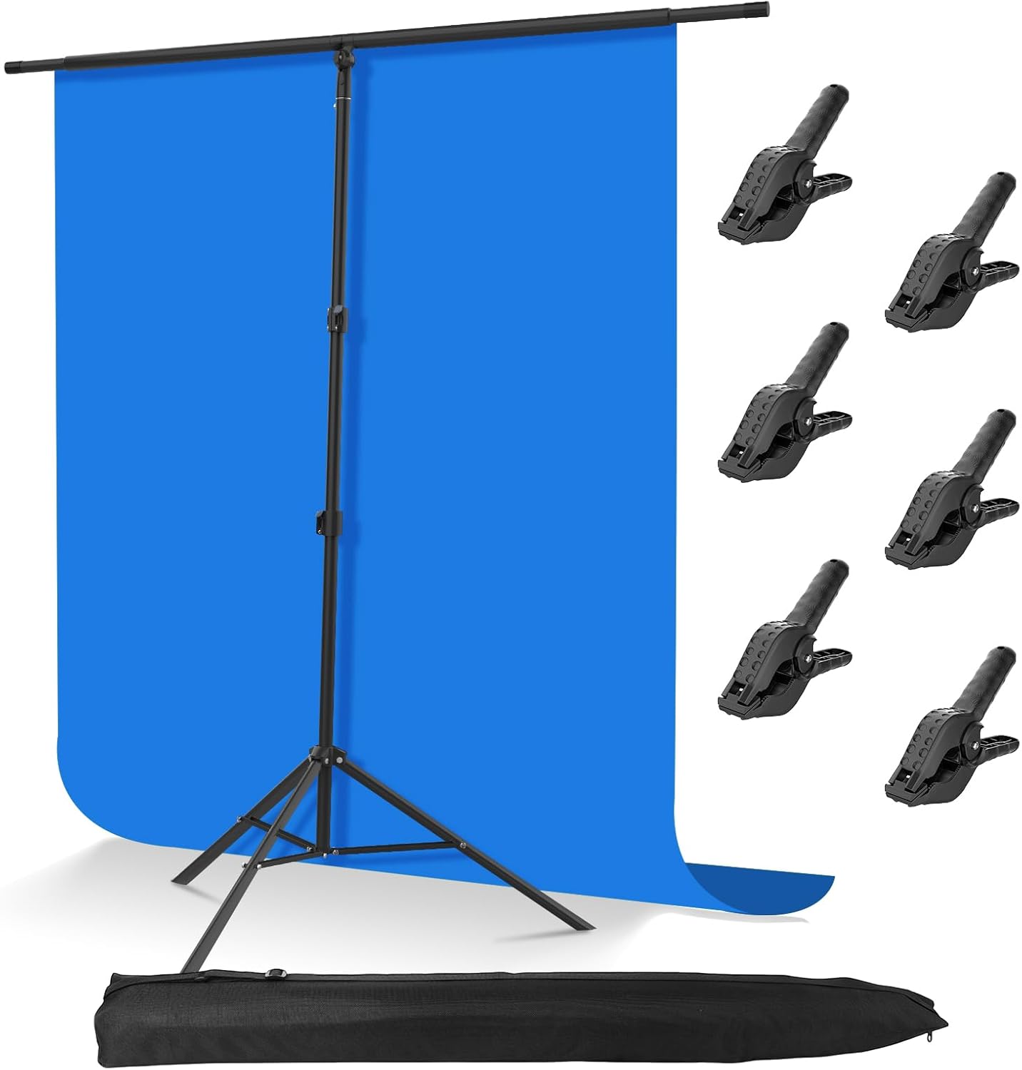 8.5x6.5ft T-Shaped Backdrop Stand Kit for Events and Photography