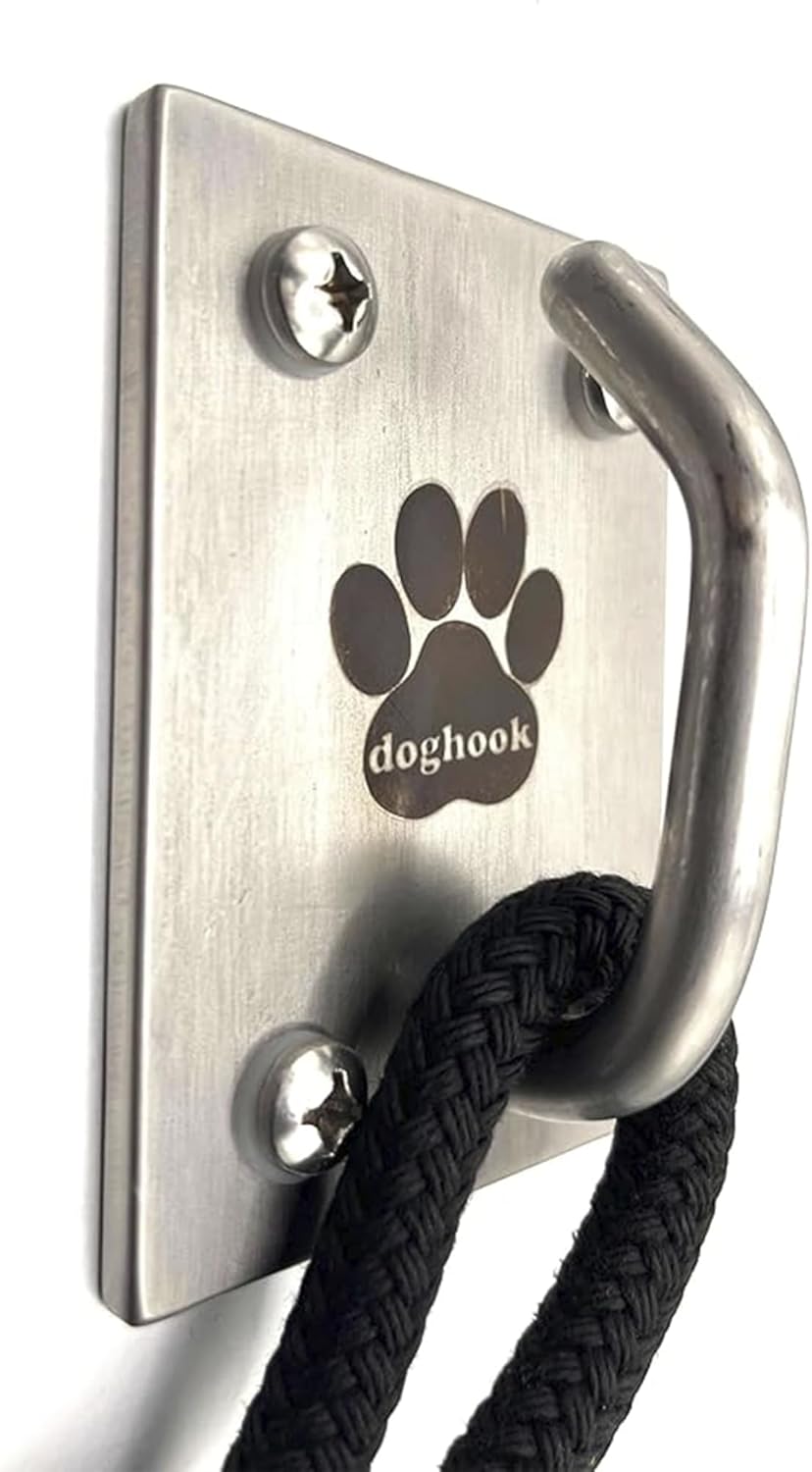 Canine Hitch - Secure Dog Leash Parking Mounted Wall Hook