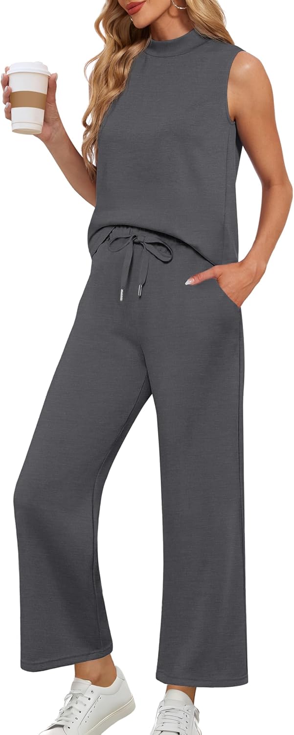 Lepunuo Two Piece Sets for Women Summer Stylish Comfort Wear