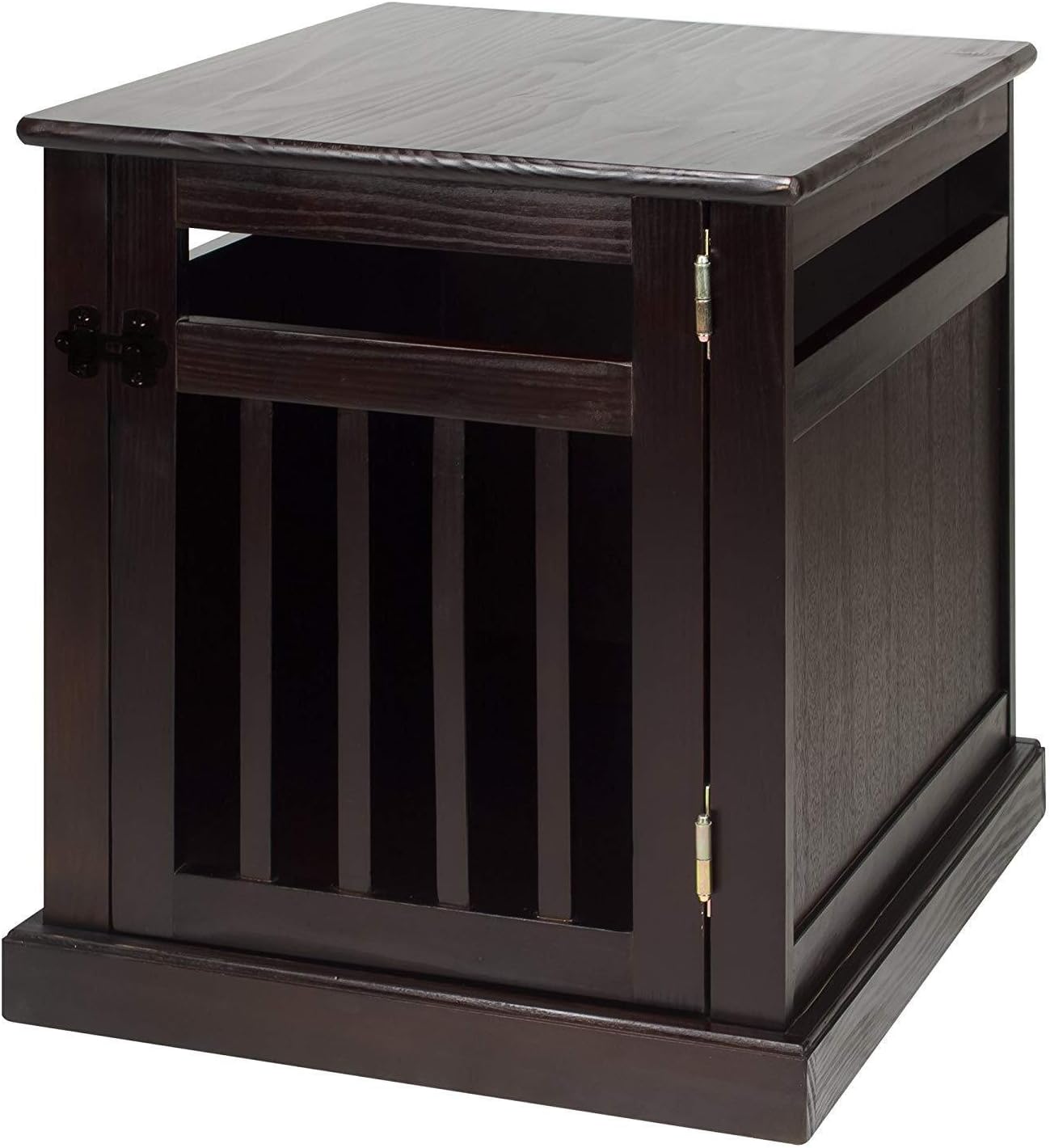 Casual Home Wooden Small Pet Crate - Stylish Espresso End Table