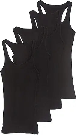 Zenana Outfitters 4 Pack Womens Basic Ribbed Racerback Tank Top Review