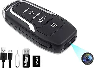 64GB Spy Camera Car Key with 360 Minutes Battery Life