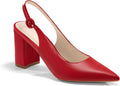 Women's Pointed Toe Block Heel Slingback Pumps - Dressy Comfort