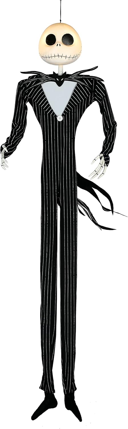 Jack Skellington Light Up Poseable Hanging Character 72ft Tall